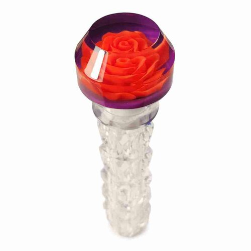 Ручка КПП Розочка удлиненная фиолетовое дно 50 мм belais 22057 3132₽