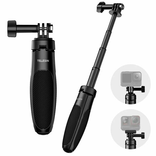 Штатив селфи палка для экшн-камеры TELESIN S1-MNP-01 2280₽