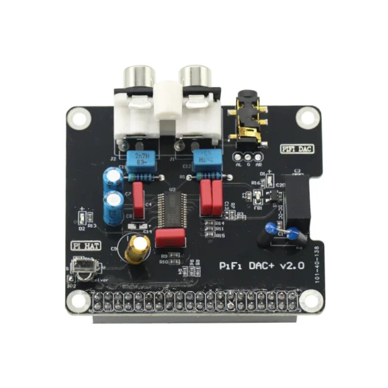 Модуль звуковой карты HIFI DAC PCM5122 Интерфейс I2S Светодиодный индикатор 384 кГц для модуля Raspberry pi/2/3/B + Arduino