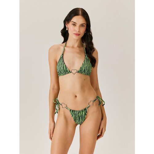 фото Купальник infinity lingerie пляжная коллекция 2025, размер xs, черно-зеленый