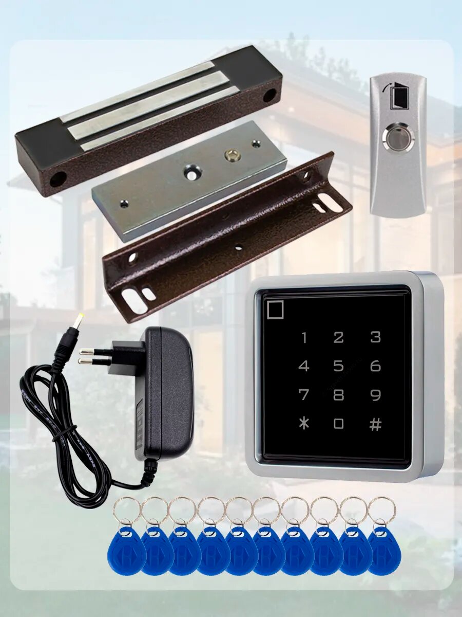 Система СКУД, электромагнитный влагозащищенный замок и контроллер с Wi-Fi
