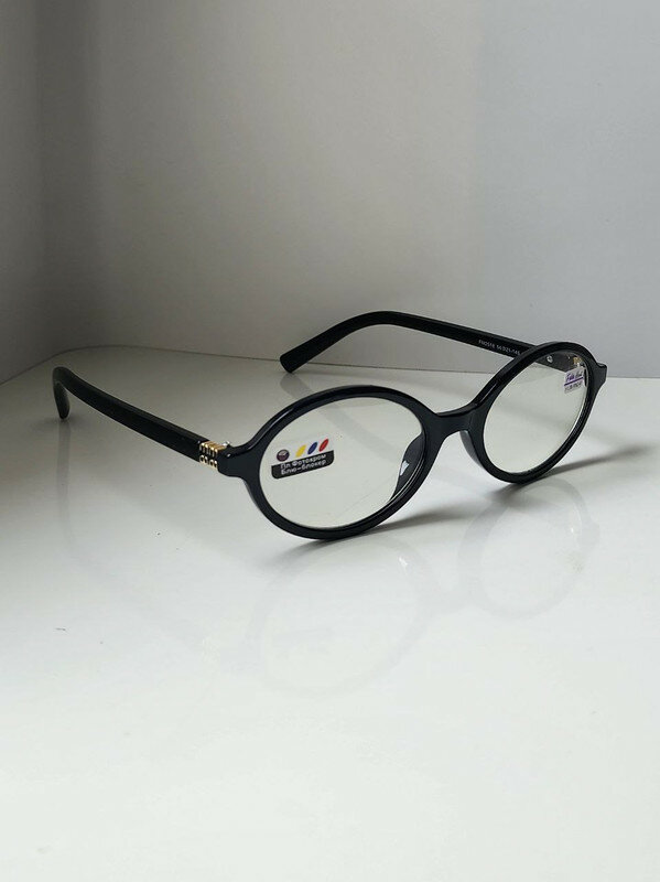 Готовые очки корригирующие с фотохромными линзами "хамелеон" + блю-блокер женские PЦ 62-64 мм, +2.5