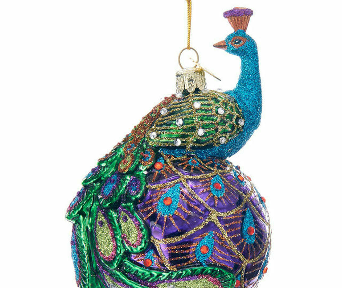 Ёлочная игрушка, стекло, 13 см, Kurts Adler — фото 1