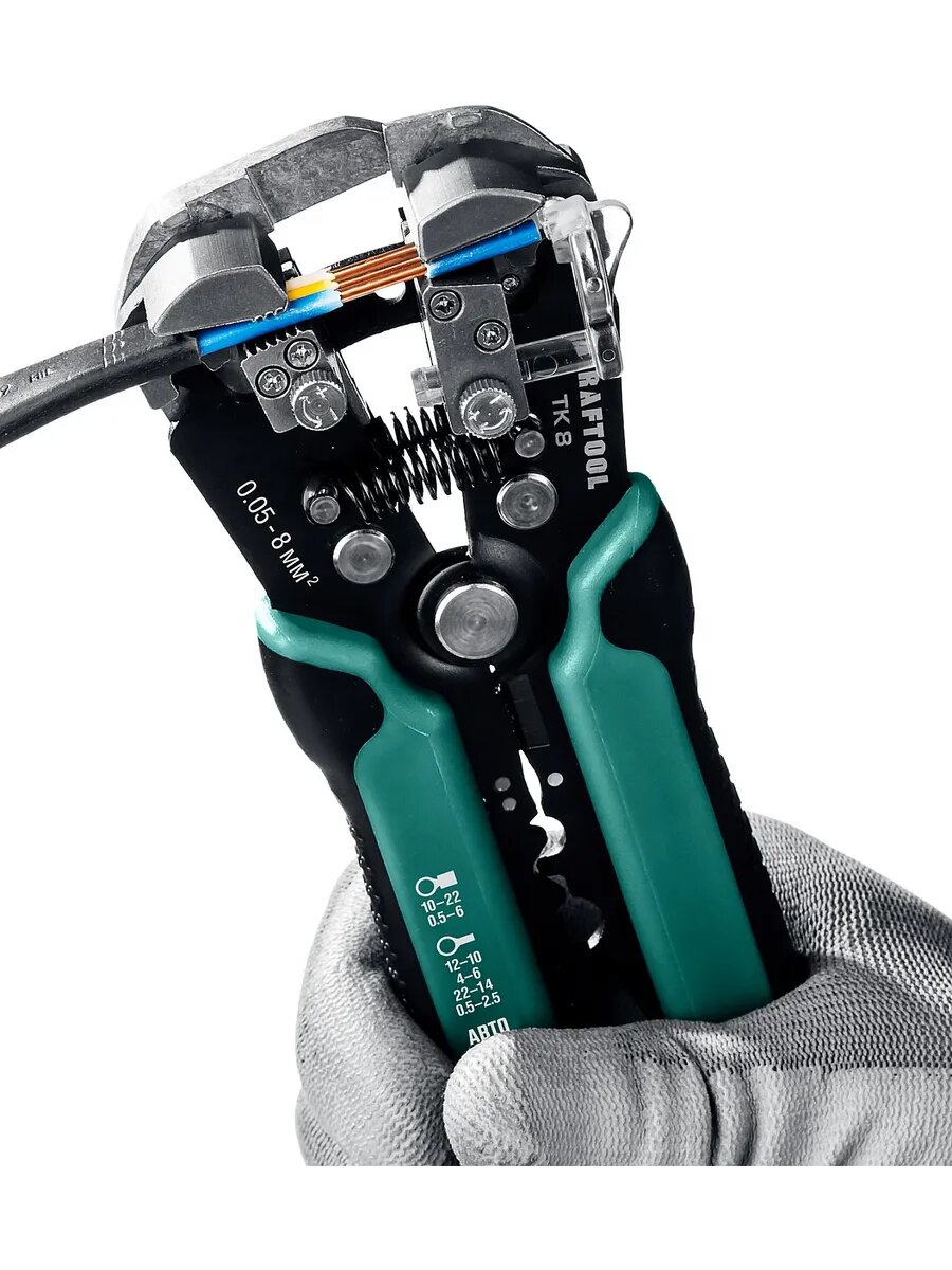 TK-8, 0.05 - 8 мм2, автоматический стриппер — фото 1