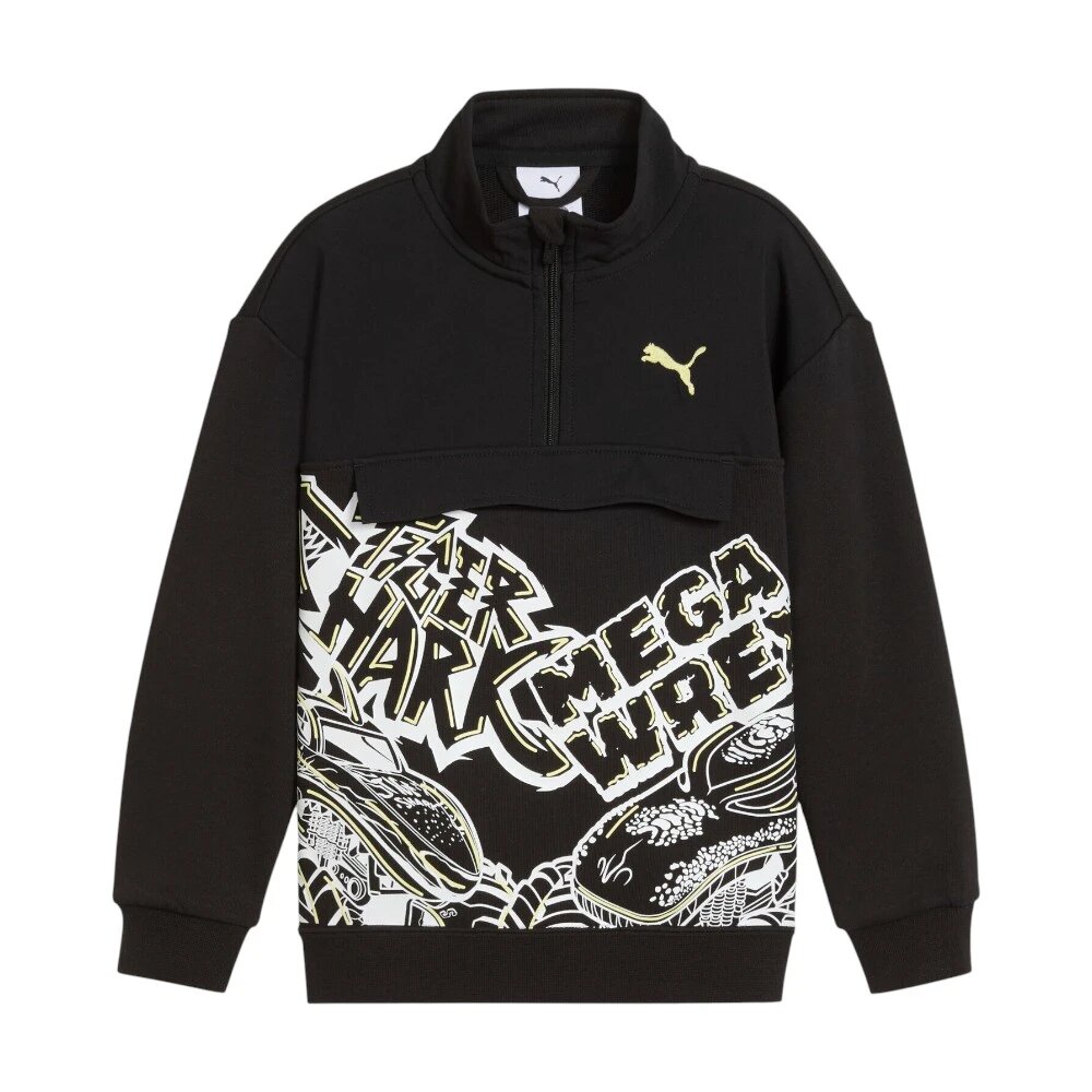 Олимпийка PUMA, размер 116, черный — фото 1