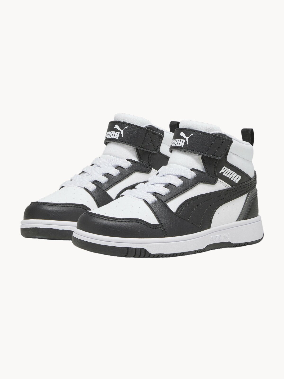 Кеды PUMA Rebound V6 Mid Jr, размер 33, мультиколор — фото 1