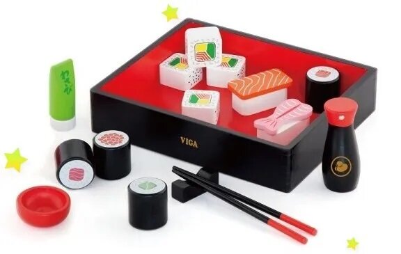 Набор Viga Суши, 15 предметов, в ящике 50689 — фото 1