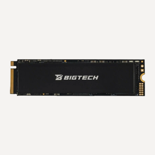Изображение товара SSD накопитель BigTech 1Tб (BSDS1000M4E) M.2 2280, PCIe 4.0 x4, NVMe, R 5000/W 4500 Мб/с, TRIM, ECC, черный