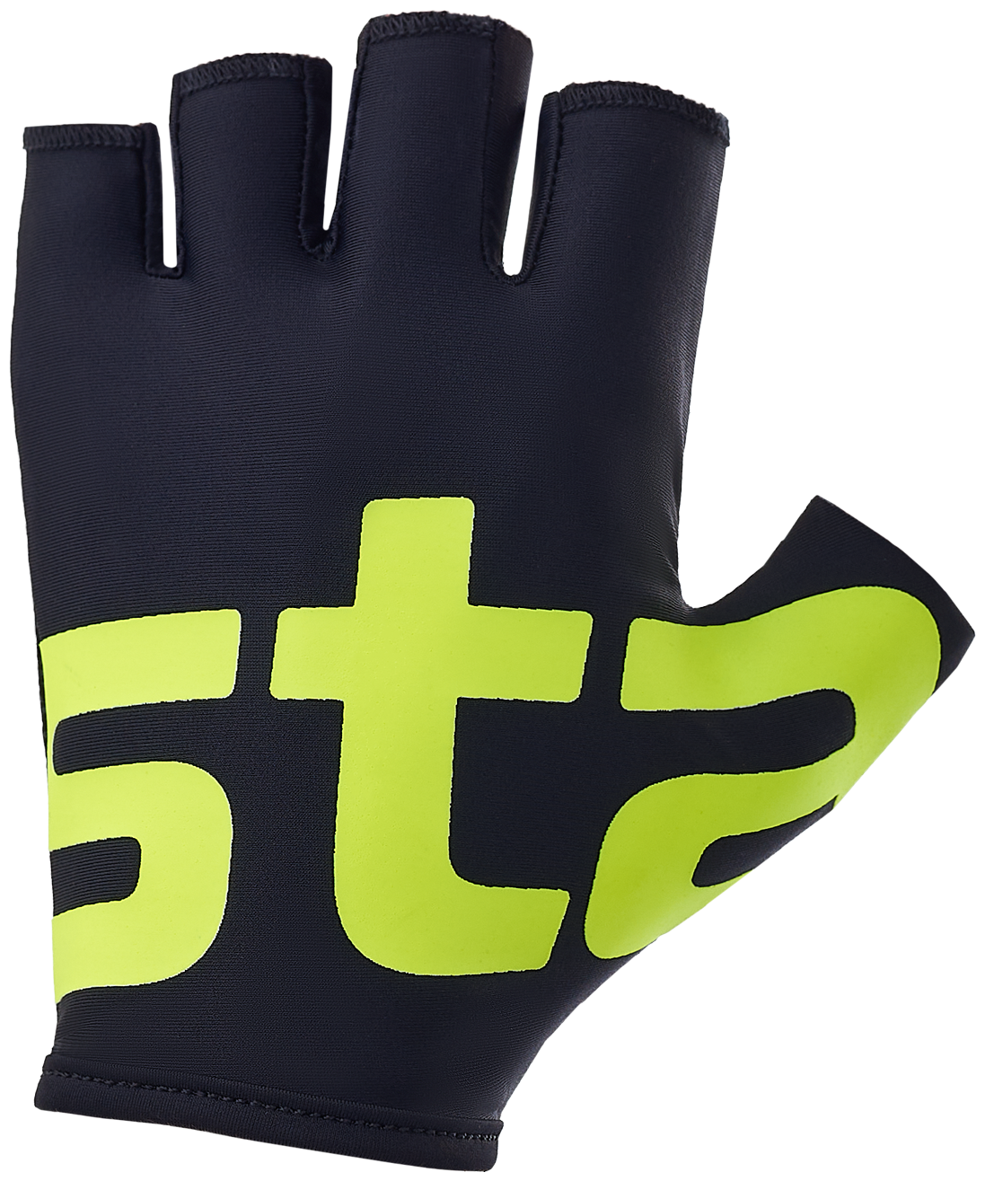 Перчатки для фитнеса Starfit WG-102, черный/ярко-зеленый, S