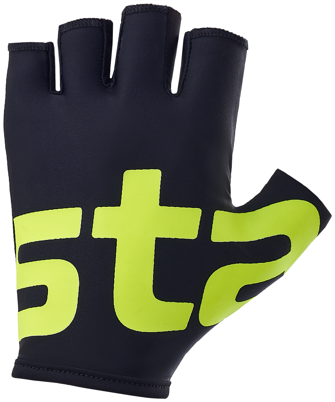 Перчатки для фитнеса STARFIT WG-102, черный/ярко-зеленый (L)