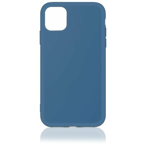 фото Силиконовый чехол для iphone 11 pro max soft touch skiico / чехол для айфон 11 про макс синий