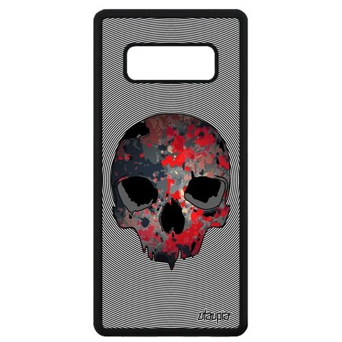 фото Защитный чехол на телефон // samsung galaxy note 8 // "череп" стиль skull, utaupia, серый