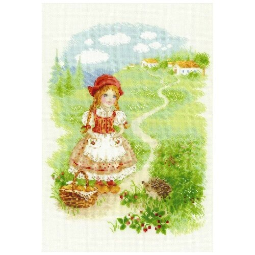 фото Набор для вышивания риолис "красная шапочка", 21x30см