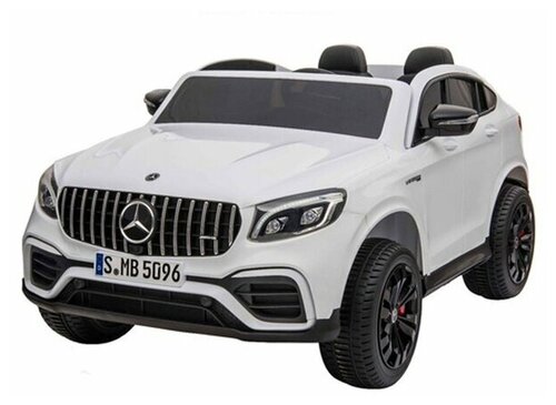 Электромобиль Toyland Mercedes-Benz AMG GLC63 Coupe 4X4 ХМХ608, двухместный, белый