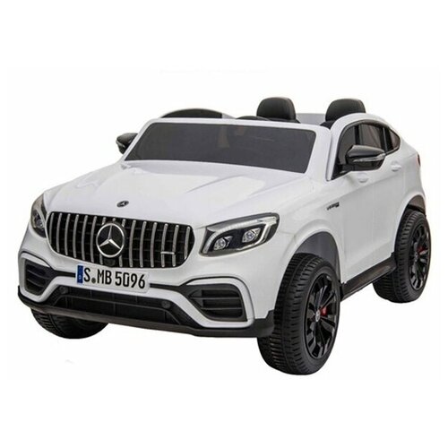 Электромобиль Toyland Mercedes-Benz AMG GLC63 Coupe 4X4 ХМХ608, двухместный, белый