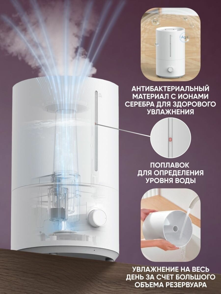 Увлажнитель воздуха Mijia Humidifier 2 (MJJSQ06DY) - фотография № 19