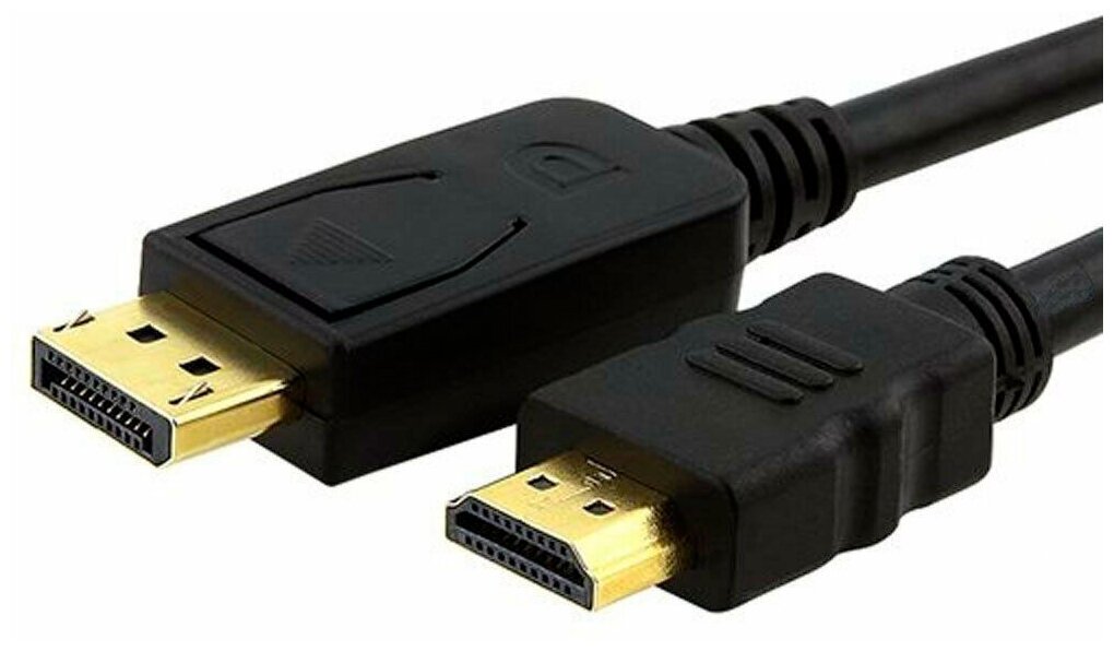 Кабель Displayport (M) - HDMI (M) 1.8m черный