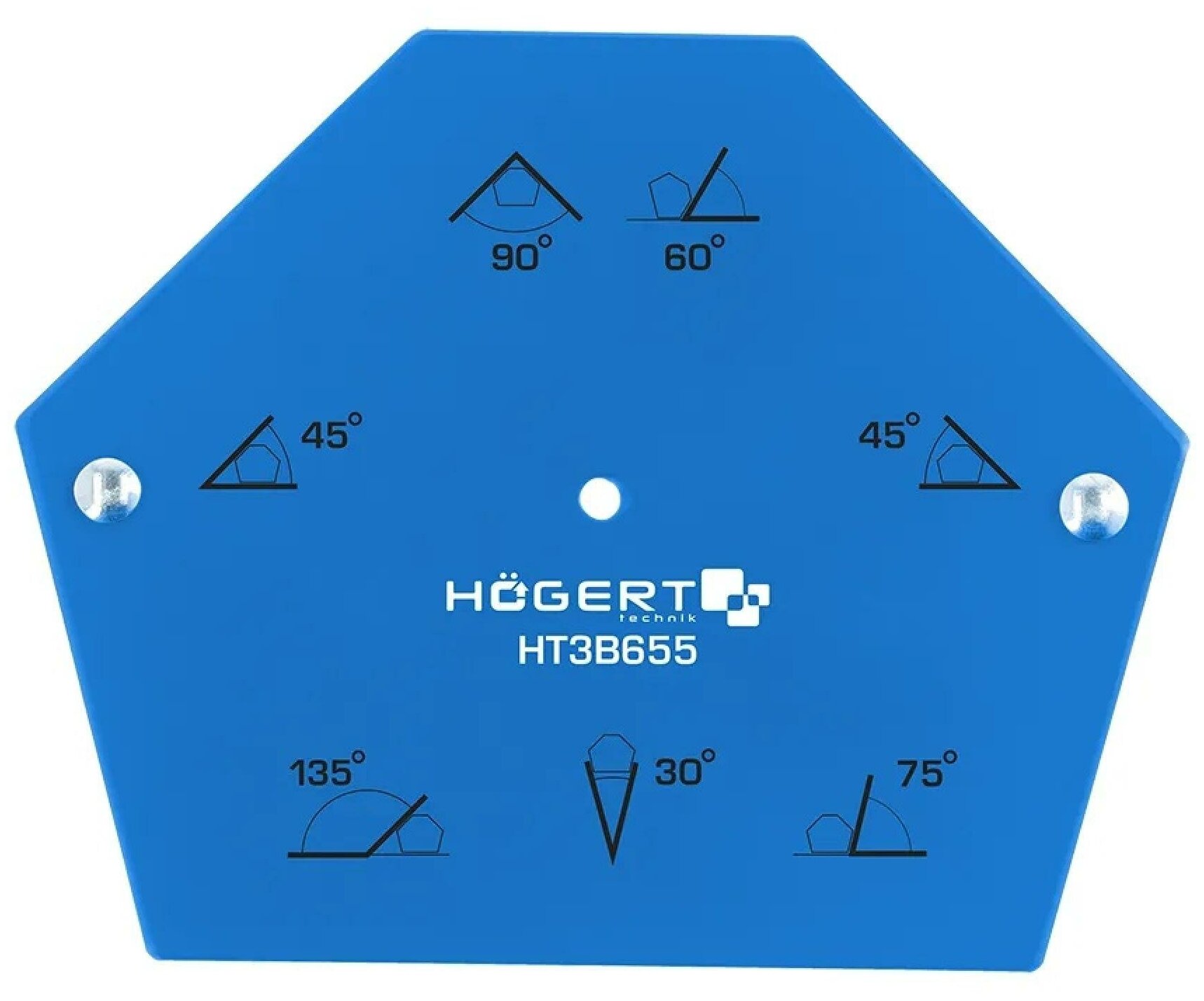 Шестигранный магнитный угольник для сварочных работ HOEGERT TECHNIK Hogert Technik - фото №1