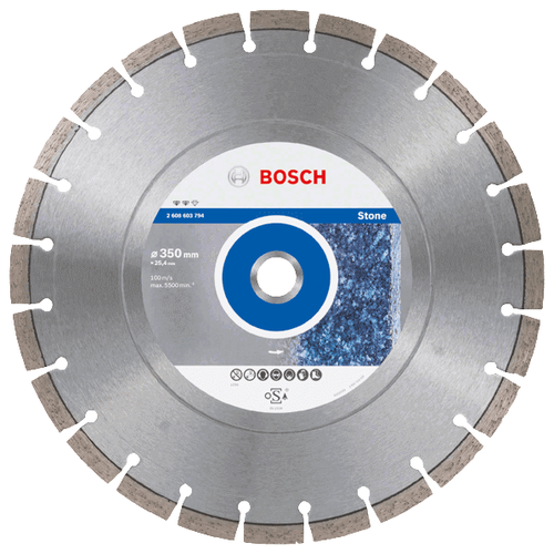 Диск алмазный отрезной BOSCH Expert for Stone 2608603794, 350 мм 1 шт.