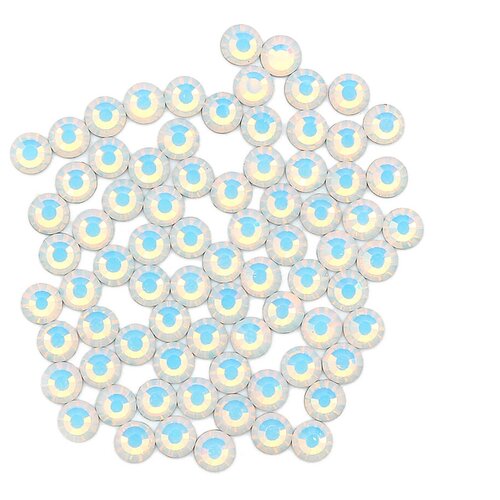 438-11-612 Стразы термоклеевые Wh.opal SS16 80шт Preciosa