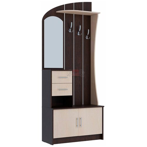 Прихожая Саша-20 (Цвет: Венге/Млечный Дуб)