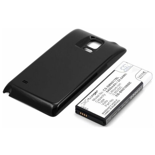 Усиленный Аккумулятор CameronSino CS-SMN917BL для Samsung Galaxy Note 4