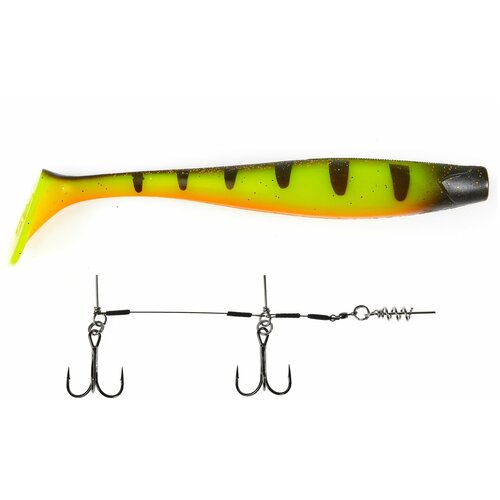 Виброхвосты LJ 3D BBS Series KUBIRA SWIM SHAD 9,0in (22,86)/PG14 1шт.+Stinger L виброхвосты lj 3d series giant kubira swim shad 10 3in 26 00 pg14 1шт stinger xl