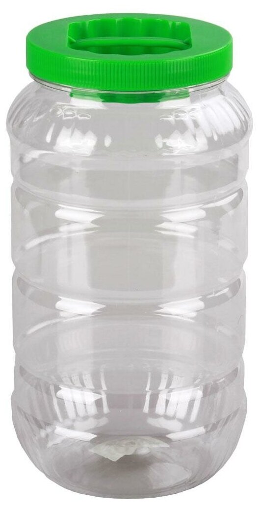 5 x Емкость универсальная 3л. ПЭТ М328 Полиэтилентерефталат альтернатива (Комплект из 5 штук)