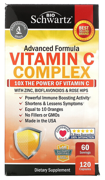Витамин C BioSchwartz Vitamin C Complex 120 вег. капс