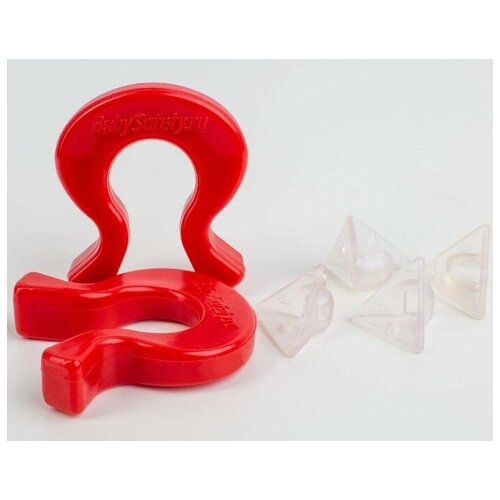 Набор Безопасности 6 предметов Baby Safety, 6 шт., красный стоппер блокиратор для двери рыжий кот подкова на дверь