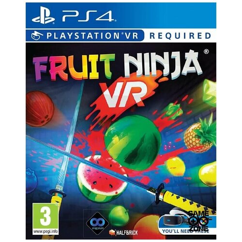 Fruit Ninja VR (PS4) игра для playstation 4 fruit ninja vr