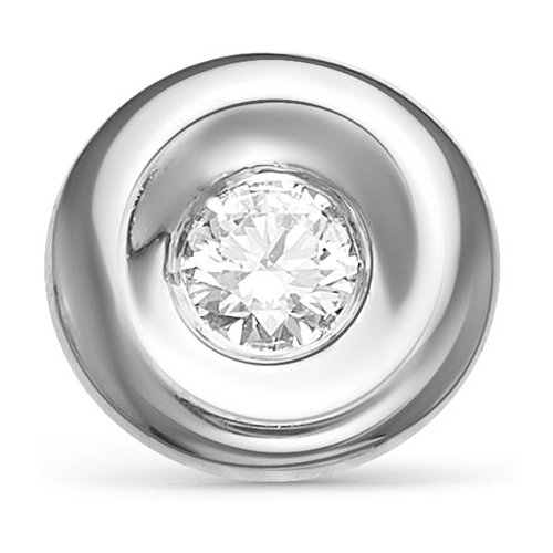 фото Подвеска с бриллиантом 0.028 карат из белого золота 61422 vesna jewelry