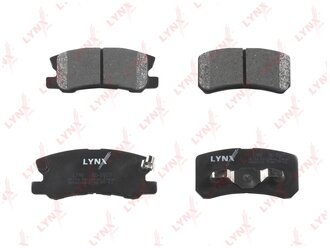 Дисковые тормозные колодки задние LYNXauto BD-5507 для Citroen, Jeep, Mitsubishi, Peugeot, Nissan (4 шт.)