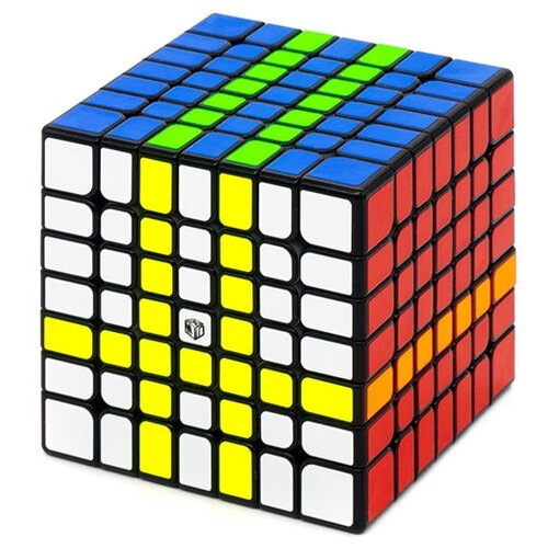 Скоростной Кубик Рубика QiYi MoFangGe 7x7 Spark 7х7 / Головоломка для подарка / Черный пластик скоростной кубик рубика qiyi mofangge 5x5 qizheng w 5х5 головоломка для подарка черный пластик