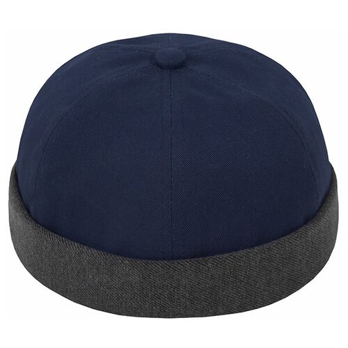 фото Бейсболка без козырька / street caps / серый подворот / бордовый / (one size)