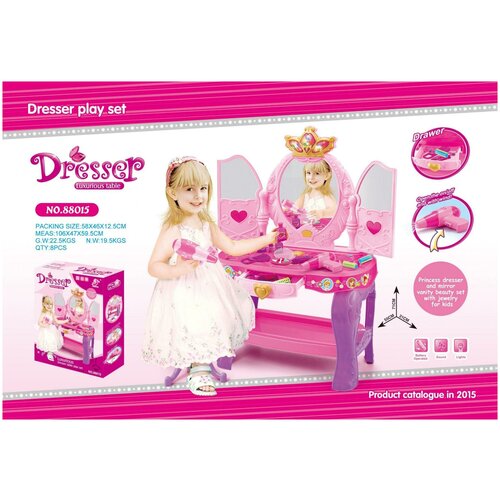 Набор Модница туалетный столик с аксесс свет 4553₽