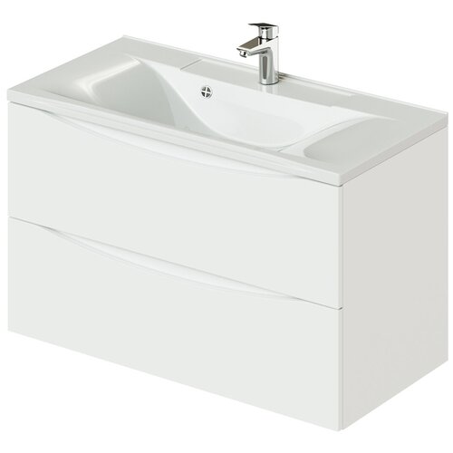 Тумба с раковиной Мишель 90 подвесная