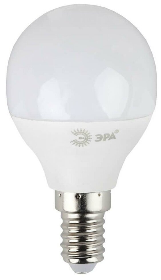 ЭРА Лампа светодиодная ЭРА E14 7W 2700K матовая LED P45-7W-827-E14 Б0020548