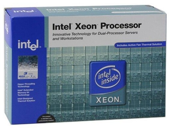 Процессор Intel Xeon 3000MHz Irwindale S604 1 x 3000 МГц