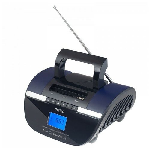 Акустическая система Perfeo i350Pro STILIUS чернфиолет 2x3Вт BT FM MP3 USB AUX часы-будильник 600mAh 159000₽