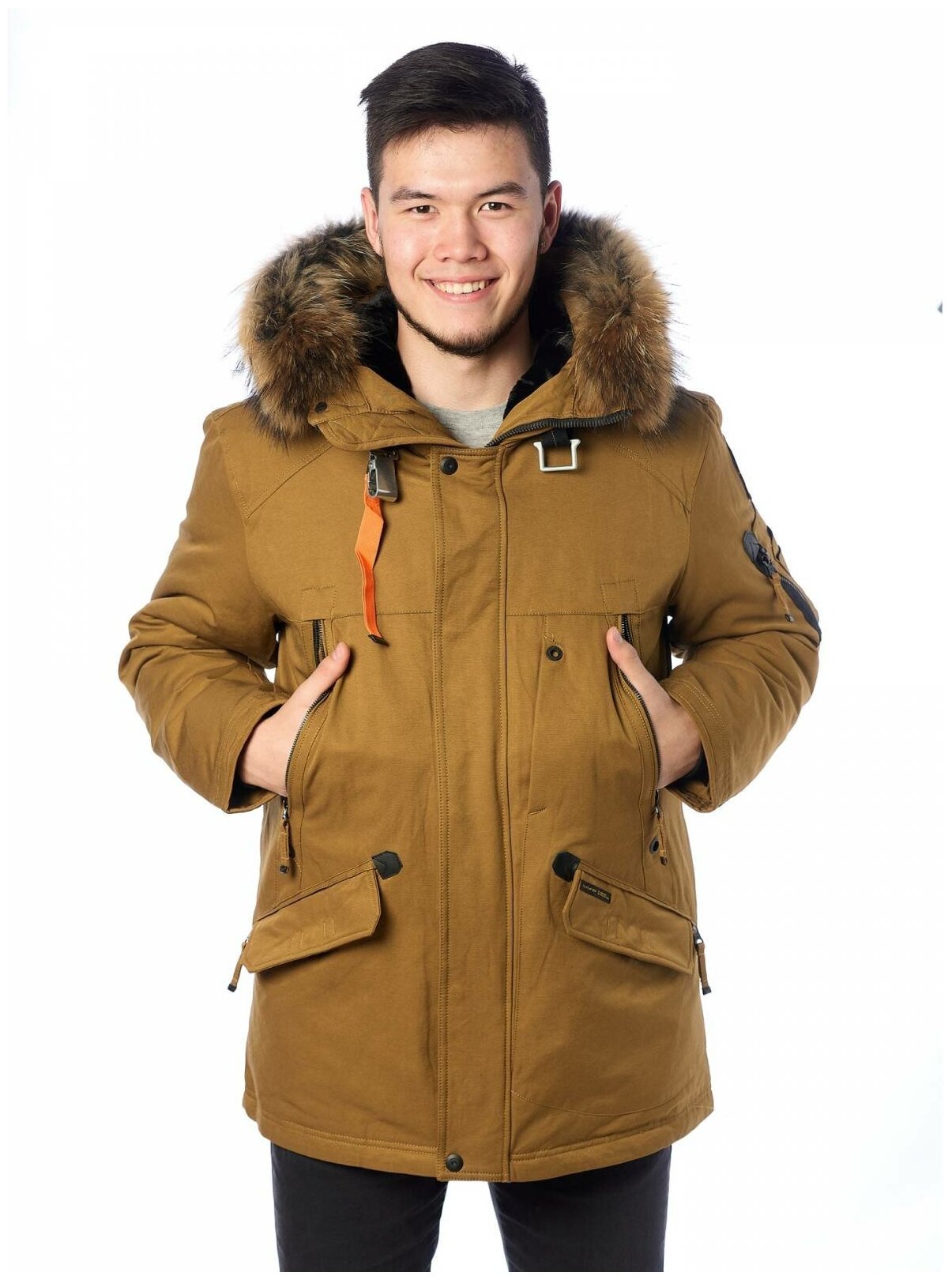 Зимняя куртка мужская SHARK FORCE 215 коричневый 
