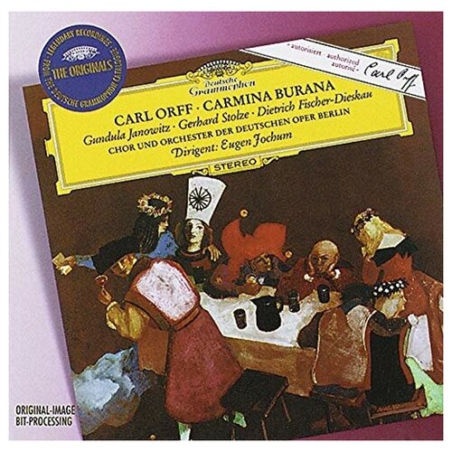 AUDIO CD ORFF: Carmina Burana. Janowitz / Jochum (1 CD)