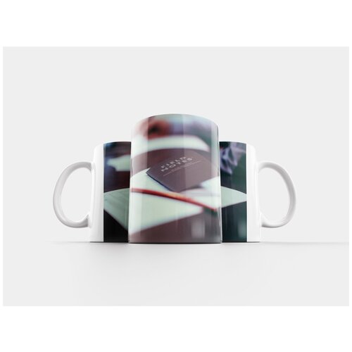 фото Кружка "пейзаж восхода солнца, лодки, заход солнца" 320 мл lotsprints