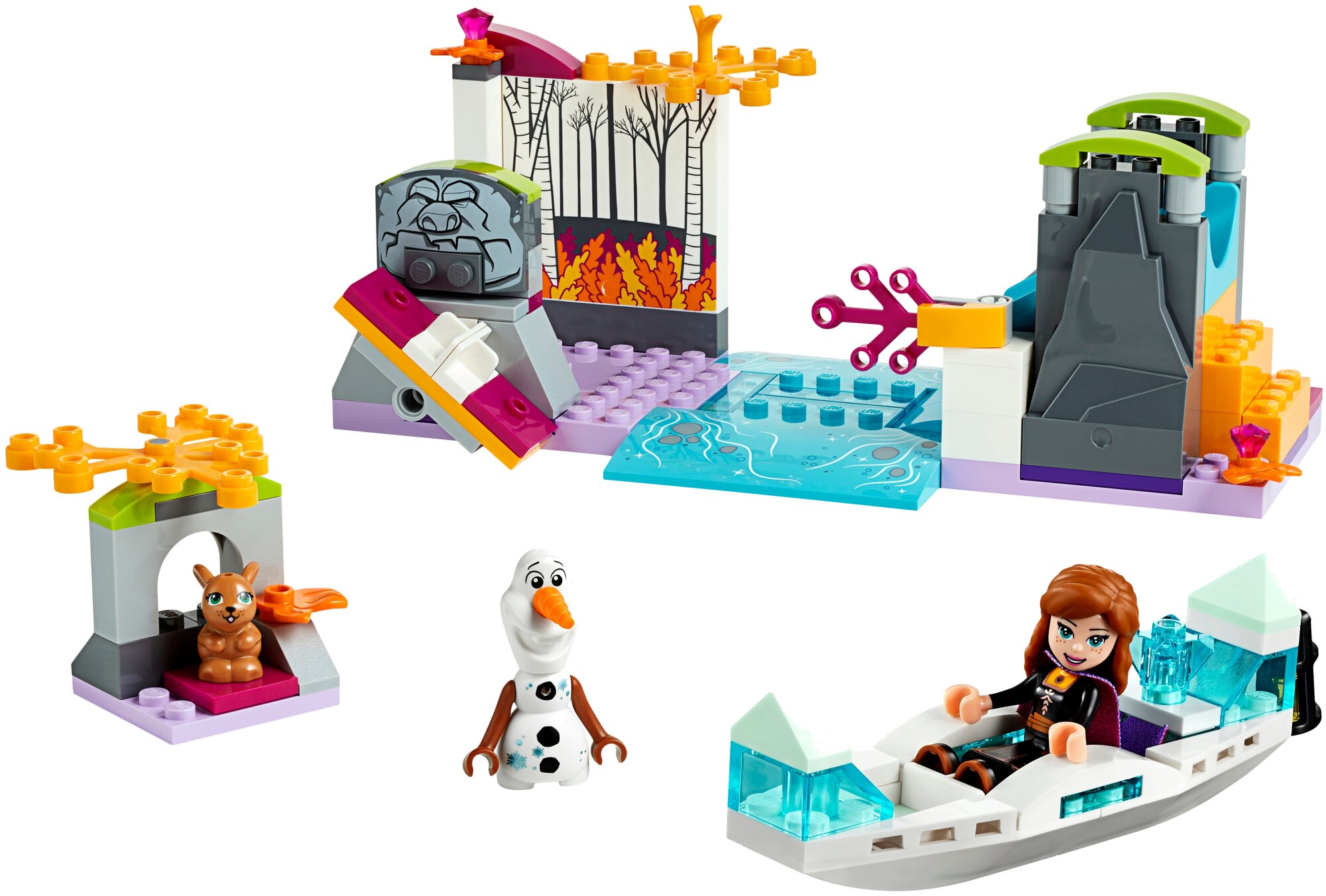 Конструктор LEGO Disney Princess Frozen 2 Экспедиция Анны на каноэ, 108 деталей (41165) - фото №4