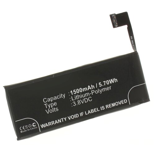 Аккумуляторная батарея iBatt iB-A1-M606 1500mAh для телефонов G69TA007H, 616-0667, аккумуляторная батарея ibatt ib cab31p0000c1 m443 1500mah