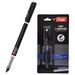 Набор ручка перьевая Flair CARBONIX INKY синяя +2 картр.XL блист F-1365 BL 1645873 F-1365 BL/син.