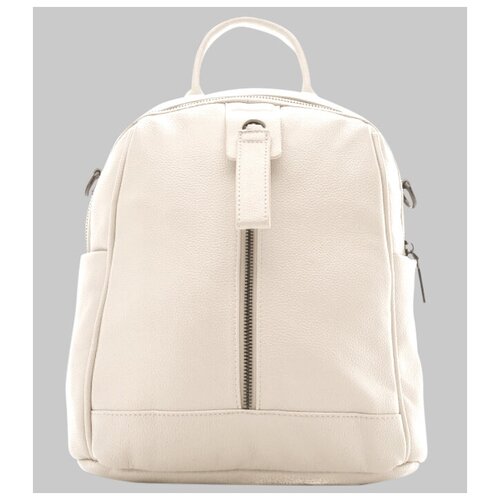 фото Рюкзак женский senorita из натуральной кожи бежевый.