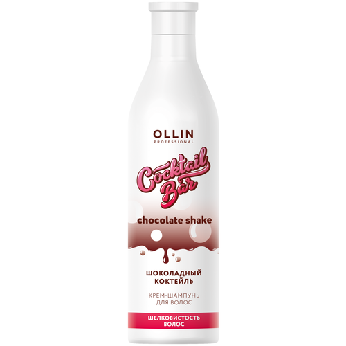 OLLIN Professional крем-шампунь Cocktail Bar Chocolate Shake Шоколадный коктейль, 400 мл