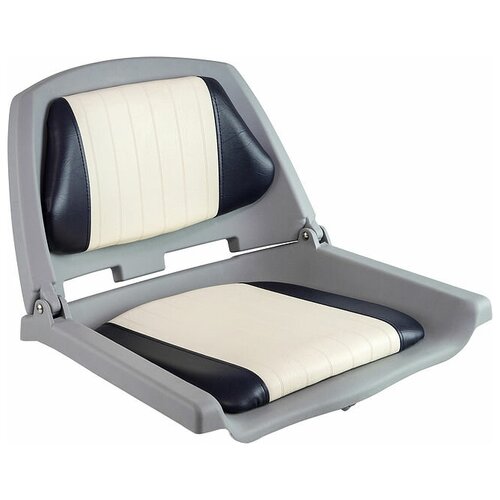 фото Кресло мягкое складное (бело/синее) easterner