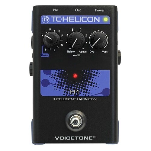 TC Helicon VoiceTone H1 напольная вокальная педаль эффекта интелектуальной гармонизации